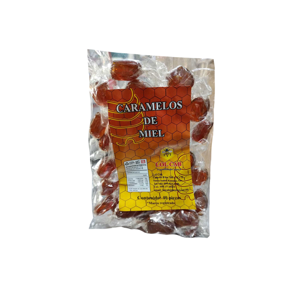 Caramelos de Miel 40 piezas