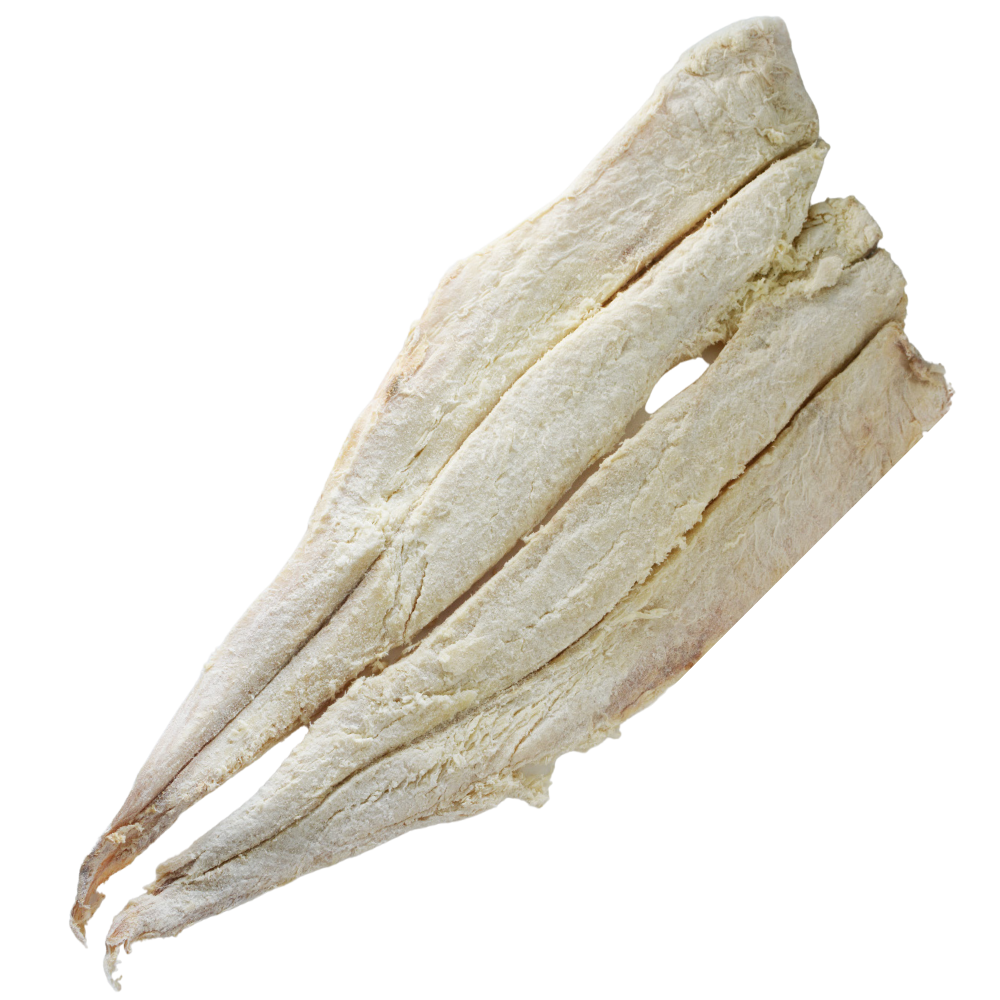 Caja de Bacalao Noruego Deshuesado S/Piel Talla Chica 25 Kgs ($270 x kg)