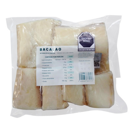 Bacalao Noruego Semi Lomo 1 KG