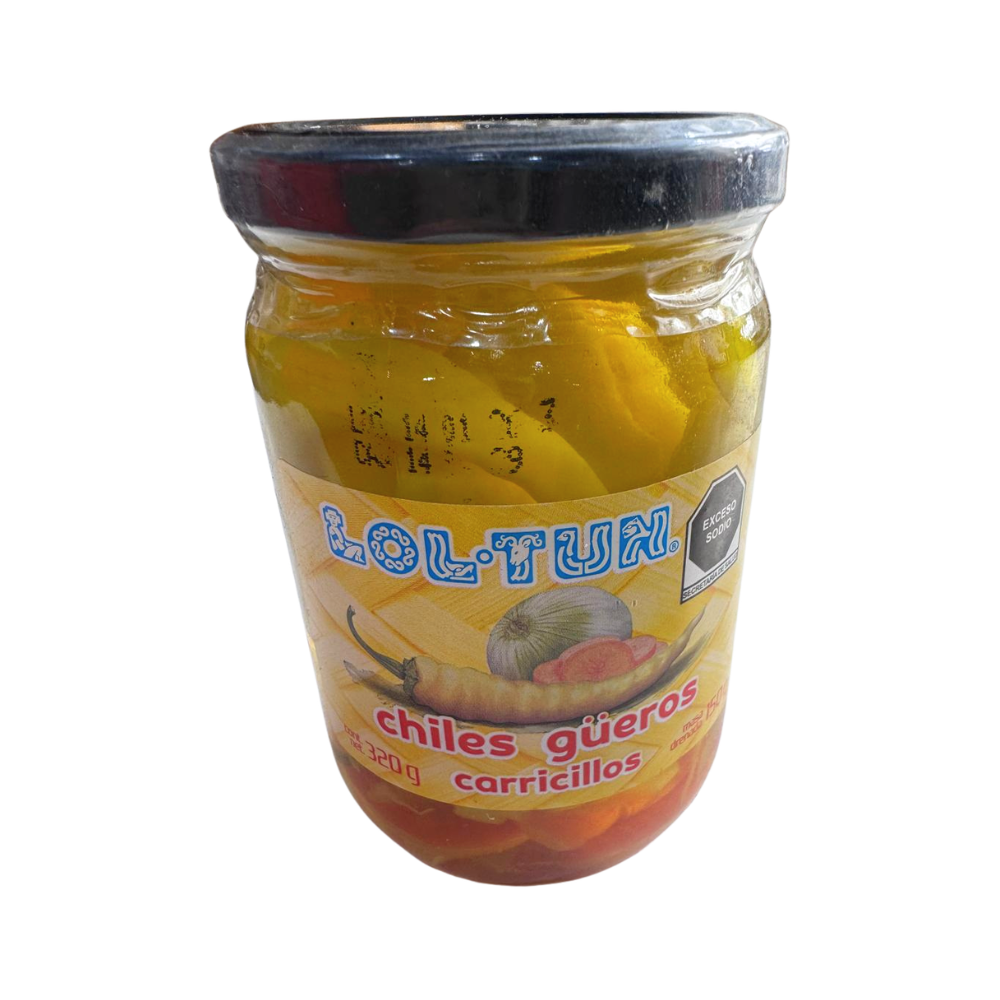 Chiles güeros en frasco de 320 g