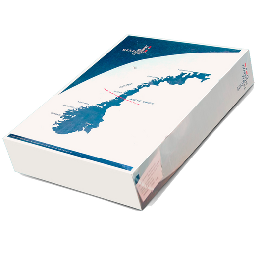 Caja de Bacalao Noruego Lonja S/Piel Talla Chica 25 Kgs ($175 x kg)